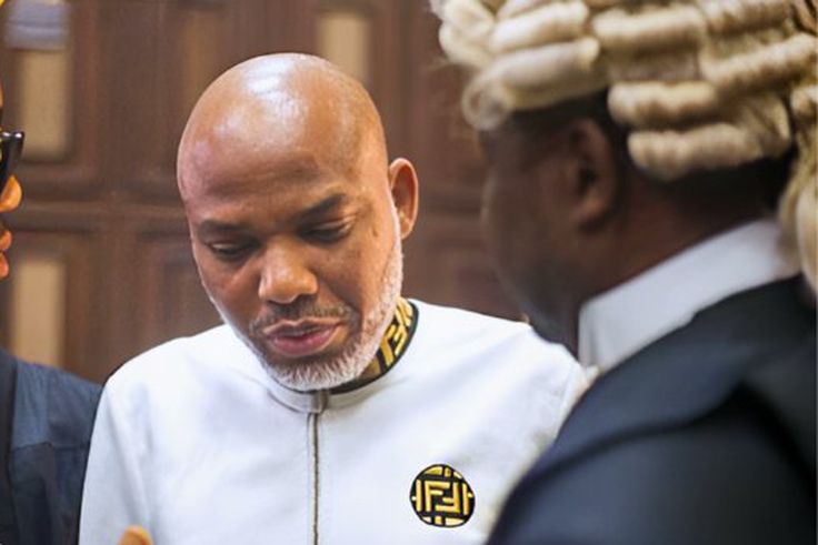 The leader of the Indigenous People of Biafra (IPOB), Nnamdi Kanu