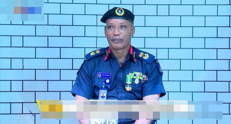 NSCDC Anambra State Commandant Maku Olatunde in official uniform