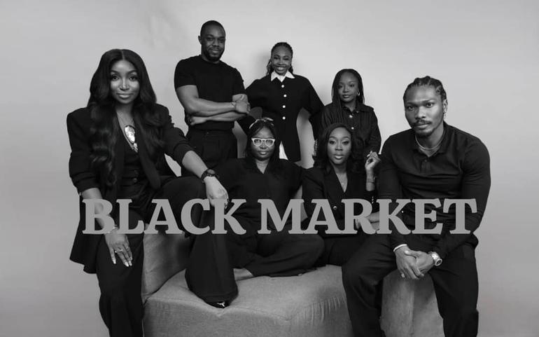 Black Market's official poster.