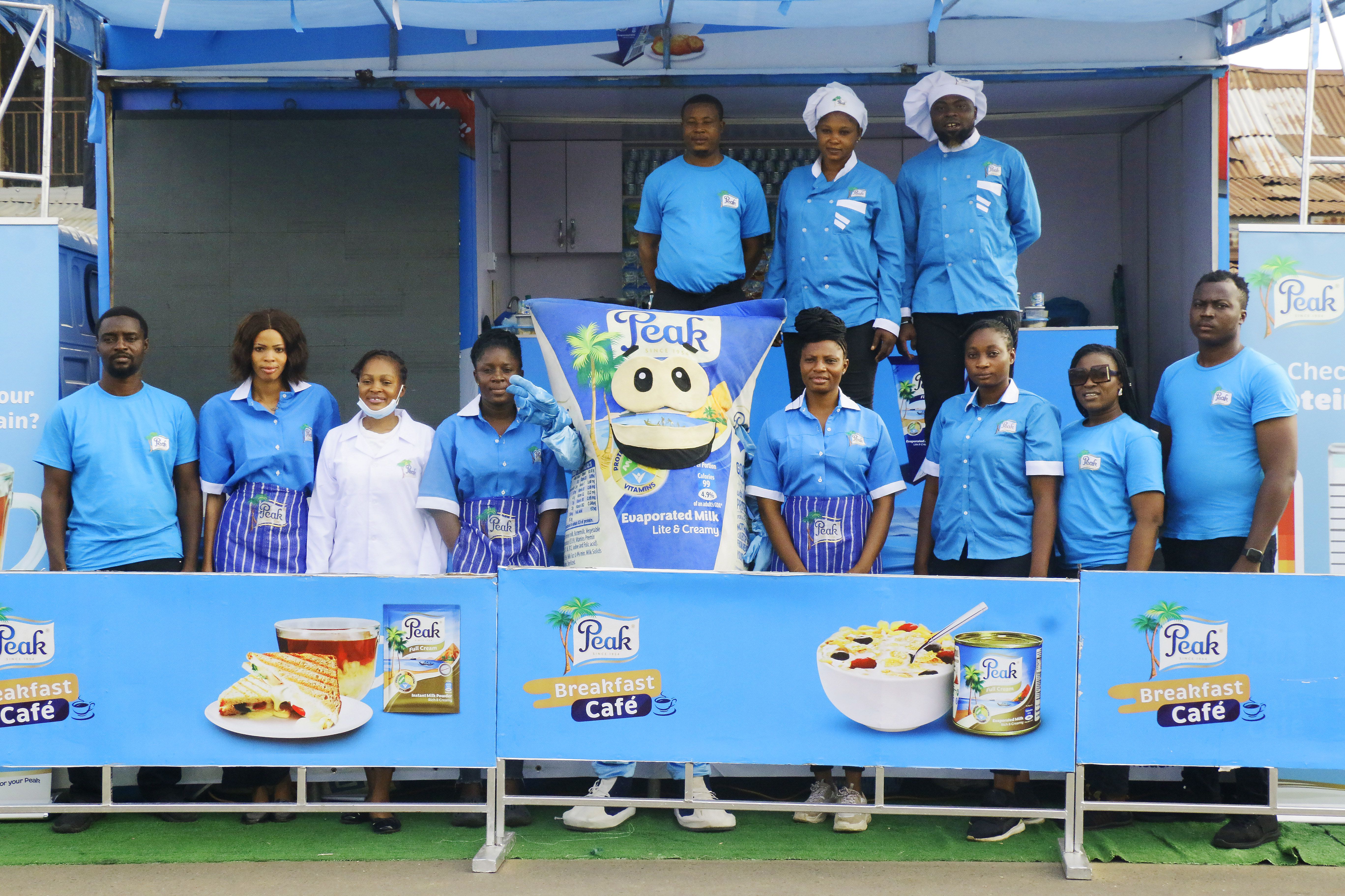 Peak Breakfast Café Returns with Grand Activation at Agbeni Market, Ibadan