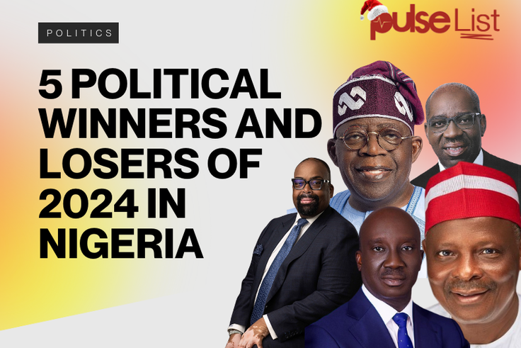 Pulse List: 5 political winners and losers of 2024 in Nigeria