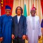 PHOTOS: Tinubu hosts Wike, sons in festive Lagos visit