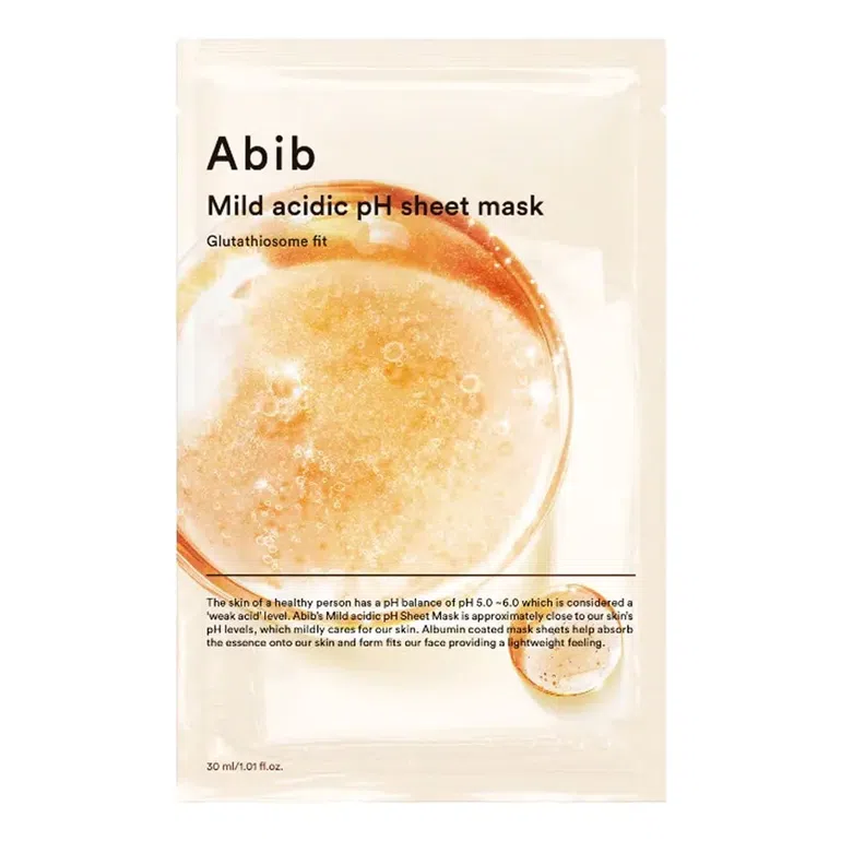 Abib Mild Acidic pH Sheet Mask Glutathiosome Fit