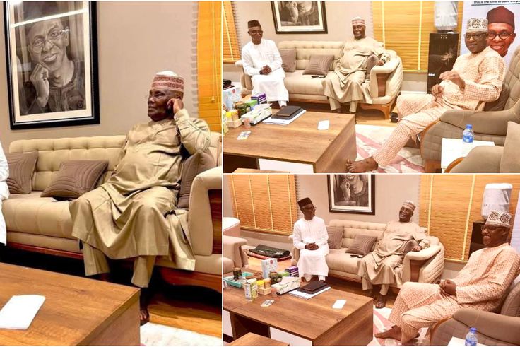 PHOTOS: Atiku, El-Rufai meet as plot to unseat Tinubu in 2027 intensifies