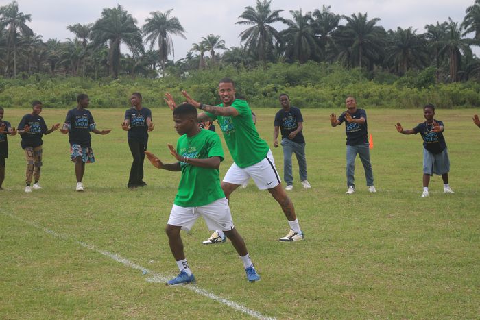 Topfaith University hosts Troost Ekong's Camp NexGen