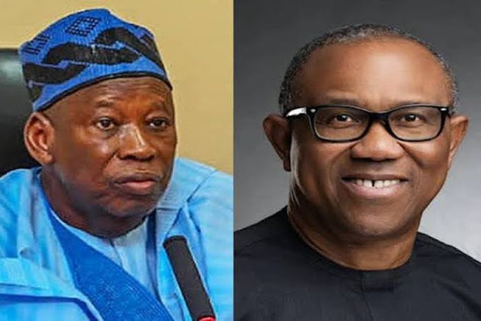 This is exemplary - Peter Obi commends Ganduje for resigning as APC chairman