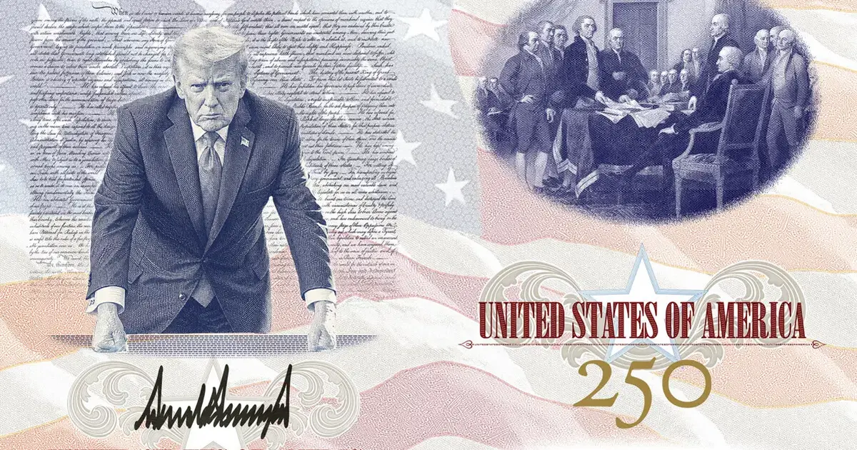 Trump unveils limited-edition US Patriot Passport with his portrait and signature