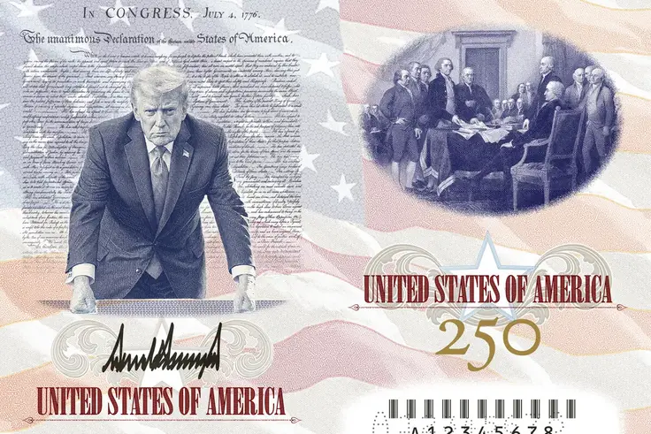 Trump unveils new US passport with picture of himself and signature