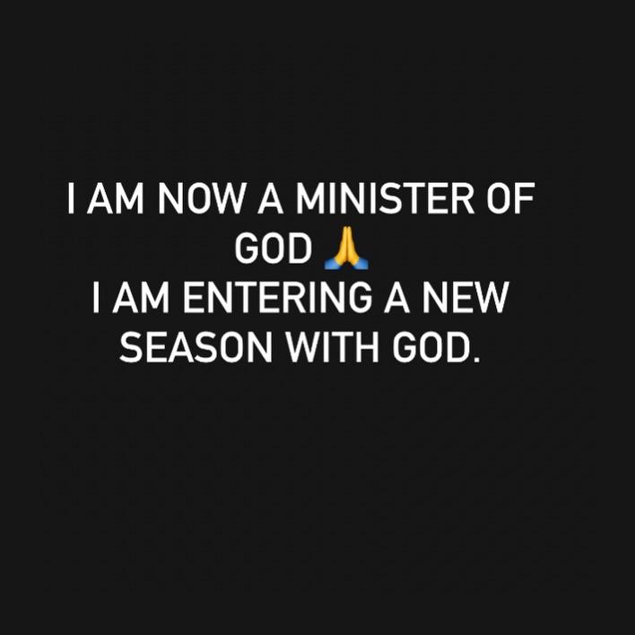 Jumoke Odetola reveals her new calling in an Instagram post. Source: IG