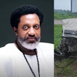 Nollywood actor Ricardo Agbor survives car crash in Ibadan, shows badly damaged Lexus SUV