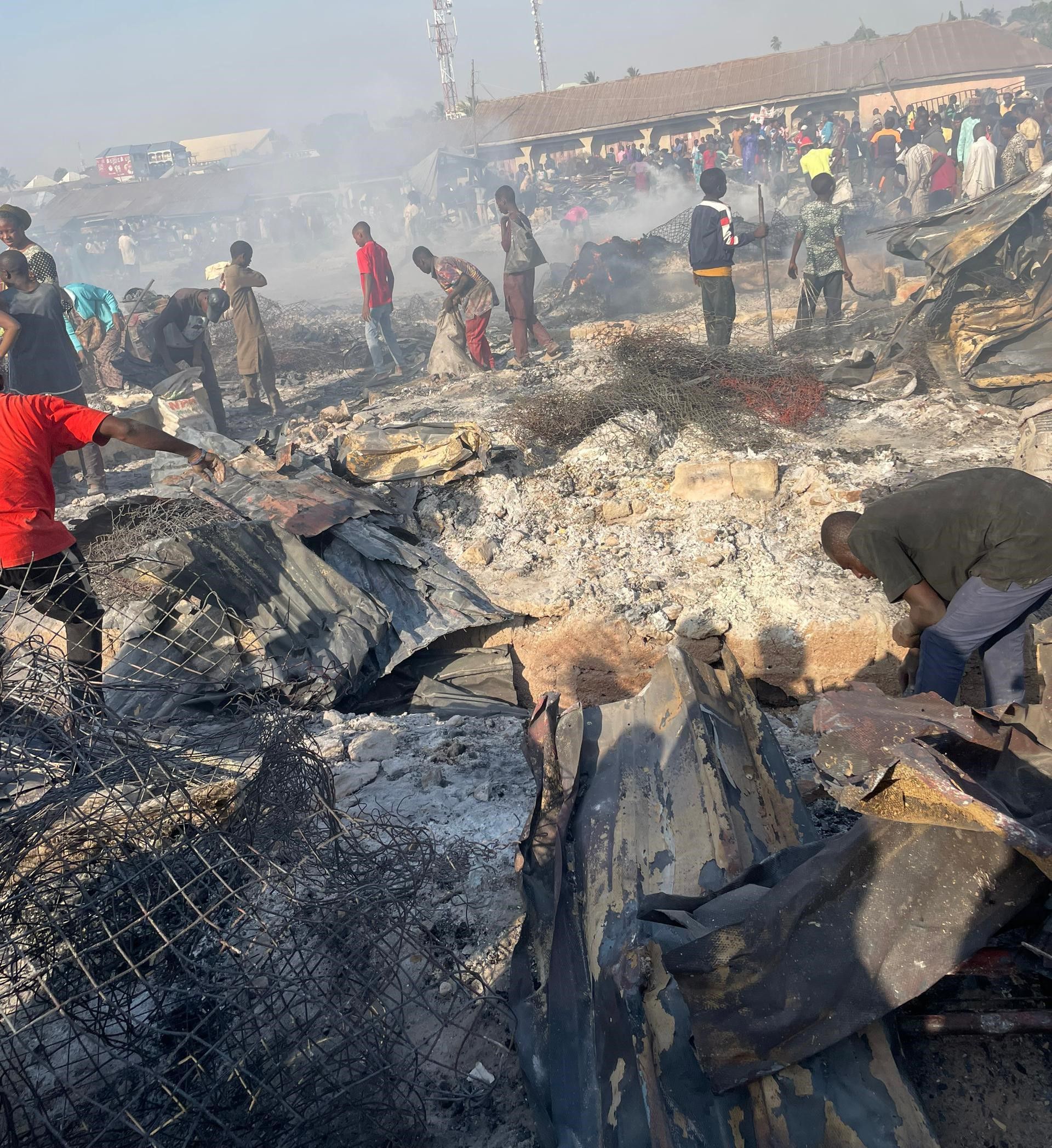 Traders count losses as fire ravages Masaka market in Nasarawa