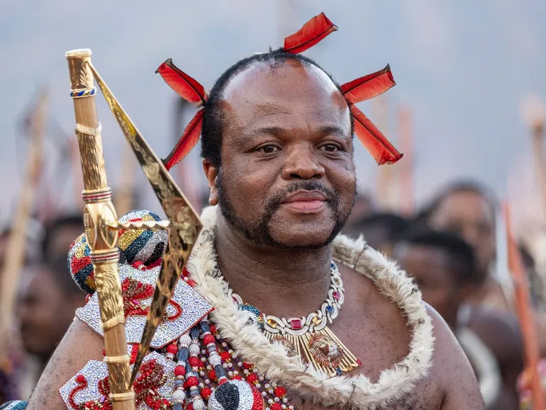 King Mswati III who officially changed Swaziland to the Kingdom of eSwatini. 
