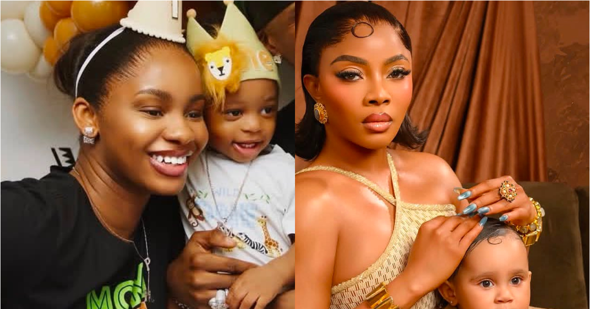 Priscilla Ojo's Son Rakeem Gifts Toke Makinwa's Daughter | Pulse Nigeria