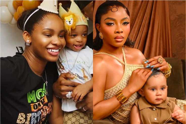 Toke Makinwa’s daughter gets luxury birthday gifts from Priscilla Ojo’s son