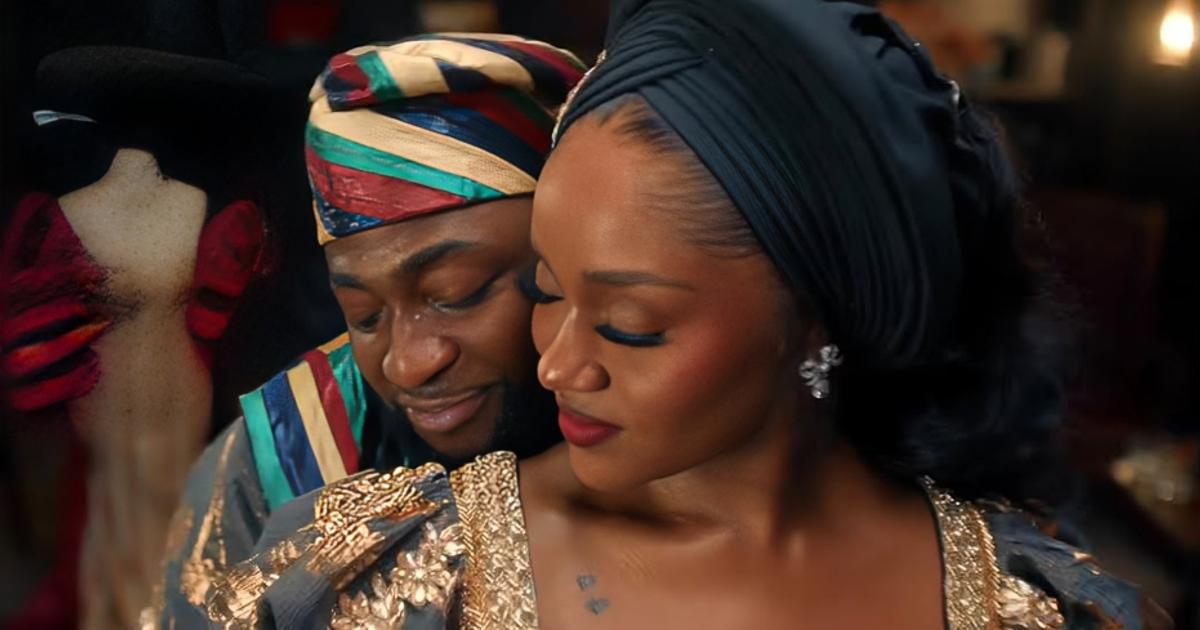 Davido melts hearts as he proposes to Chioma with a stunning ring in new music video