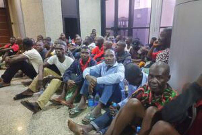 50 alleged IPOB members were discharged and acquitted by Justice James Omotosho of a Federal High Court on Friday in Abuja
