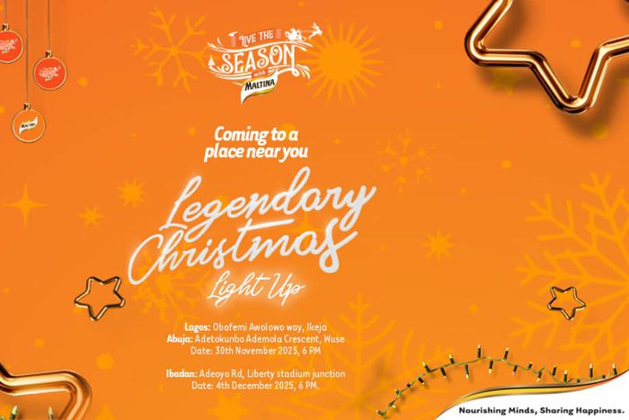 Live the Season: Here’s How You Can Join Maltina’s Christmas Light-Ups in Lagos, Abuja & Ibadan