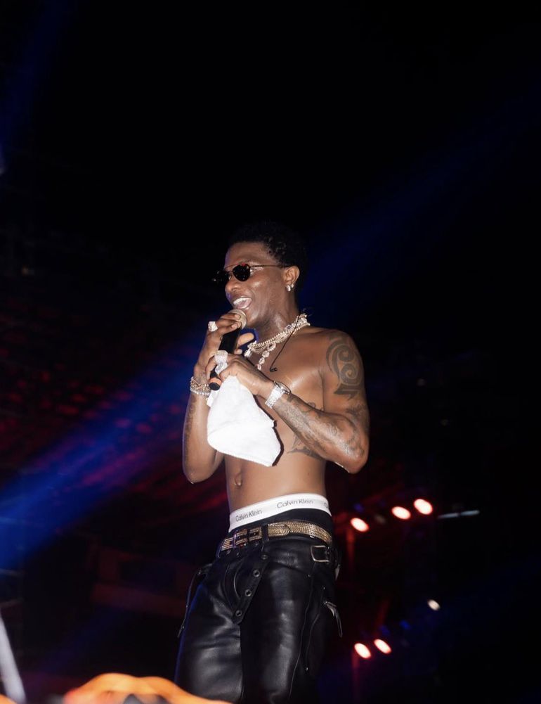 Wizkid at FutureFest 2025 in TBS Lagos