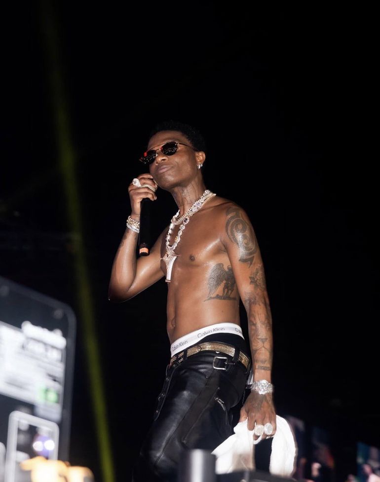 Wizkid at FutureFest 2025 in TBS Lagos