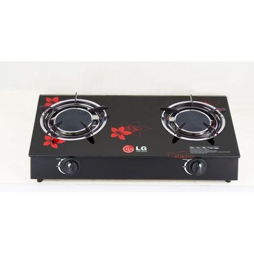 LG Infrared Glass 2-Burner Gas Cooker