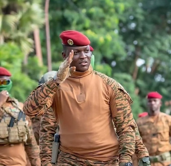 Burkina Faso's military leader, Captain Ibrahim Traoré
