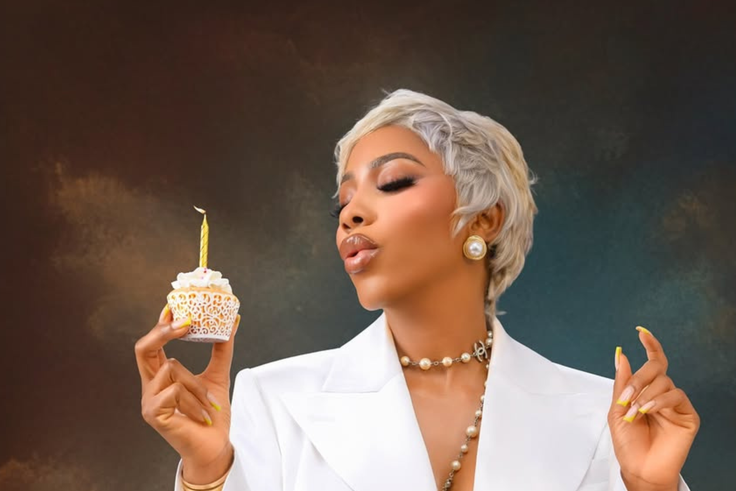Mercy Eke Celebrates Her Birthday in Mai Atafo And Pearls