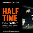 Football Fans, This One’s for You: Lock in your winnings at half-time!