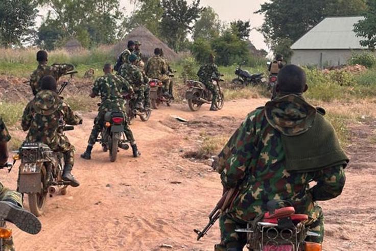 Troops of the Nigerian Army during an operation. [TheCable]
