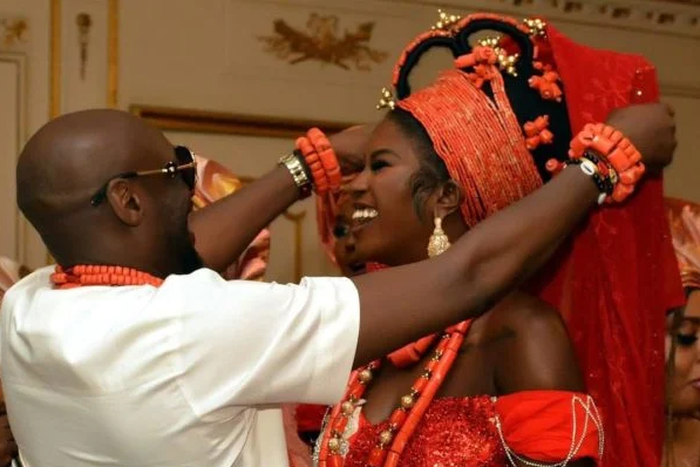 Peep photos from 2Baba, Natasha Osawaru’s traditional wedding