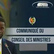 Communiqué Conseil des Ministres du mercredi 01 avril 2026