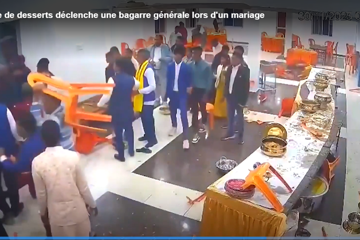 Un mariage vire à une  bagarre générale à cause d'une pénurie de desserts