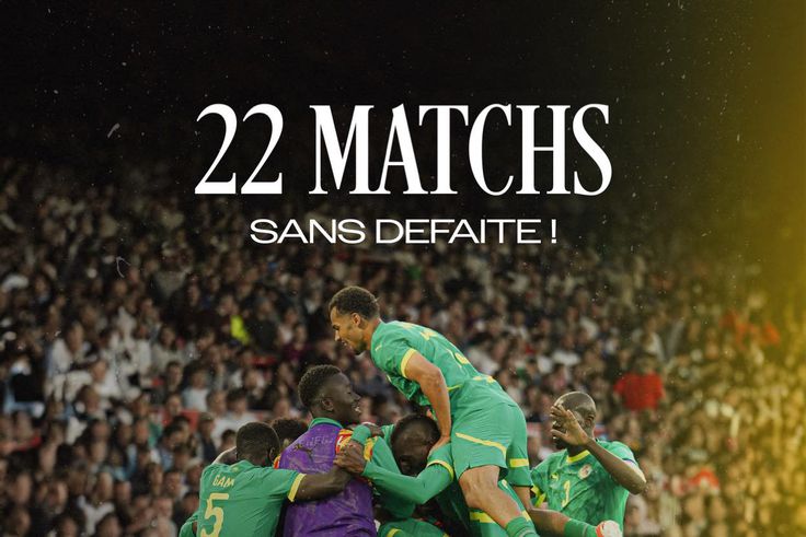 Le Sénégal détient la plus longue série d’invincibilité en cours dans le monde