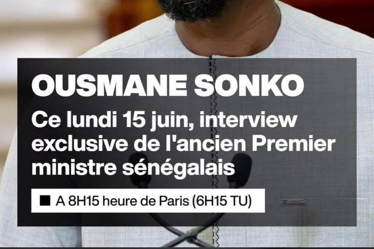 Sénégal : RFI et France 24 annoncent une interview exclusive d’Ousmane Sonko