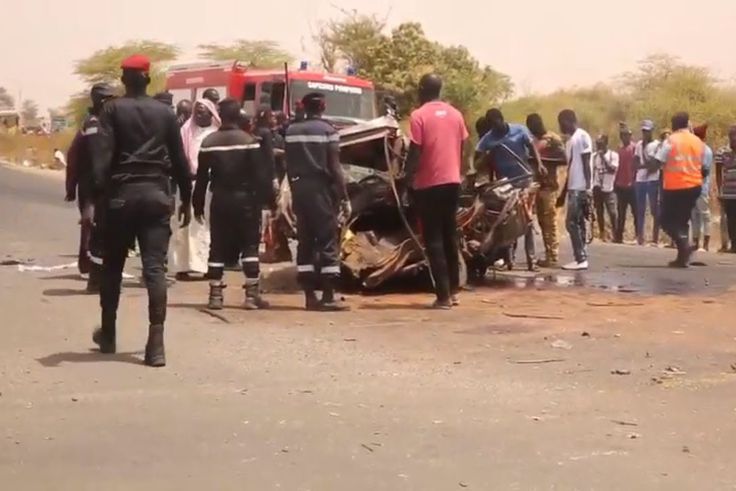 Sandiara : Quatre morts et plusieurs blessés dans une violente collision