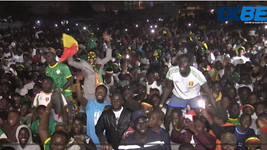 Liesse populaire après le sacre des Lions de la Teranga