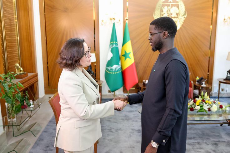 Audience au Palais : la nouvelle cheffe de mission du FMI reçue par Diomaye