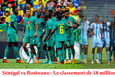 Classement Sénégal vs Botswana : les 18 millions de "Pape Thiaw"