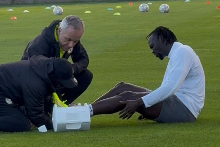 CAN 2025 : Chérif Ndiaye contraint d’interrompre la séance d’entraînement à la suite d’une blessure