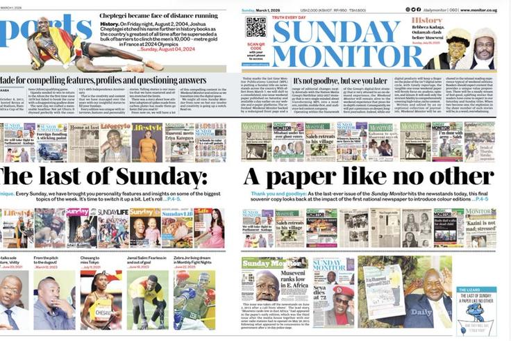 Sunday Monitor ends as NMG unveils Weekend Monitor