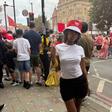 Rickman, Sheila Gashumba spotted  at Arsenal trophy parade
