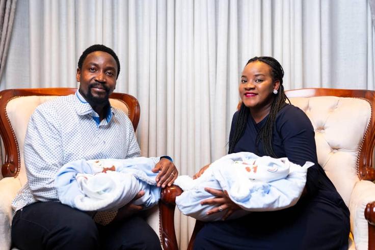 Inhebantu Jovia Mutesi gives birth to twins