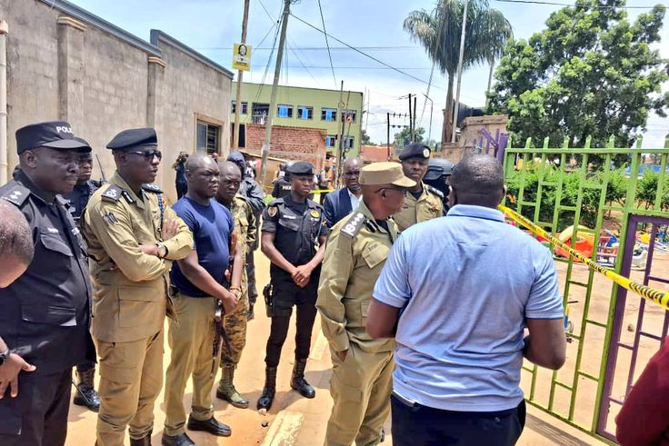 PHOTOS: IGP visits Ggaba school where 4 children were killed; suspect identified
