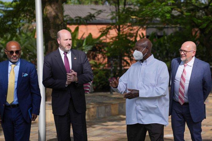 President Yoweri Museveni has bid farewell to outgoing United States of America ambassador H.E William Popp