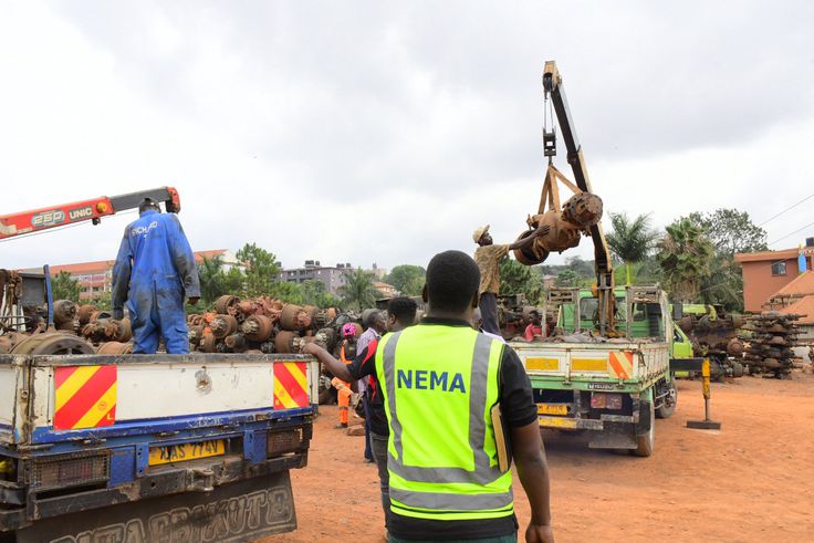 Tonnes of vehicle parts pulled out of Kabaka’s lake