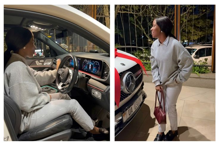 Vinka stunned by surprise ride from husband 