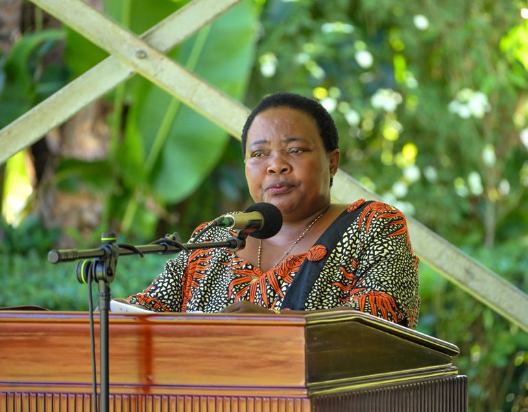 Prime Minister Nabbanja during the final cabinet meeting