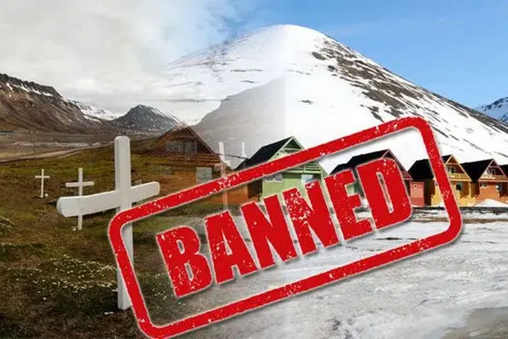 Here's why it’s Illegal to die in this town 