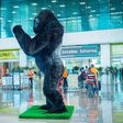 Uganda’s silverback Ruhondeza honoured with sculptures at Entebbe Airport