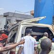 Police speaks on viral video showing truck crushing vehicles on Kampala–Hoima Road