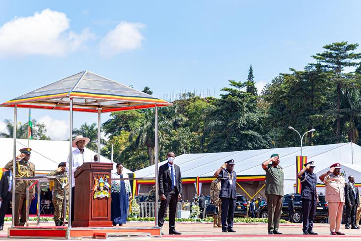 Photos: Prayers for  First Lady as President Museveni takes oath of office for 7th term